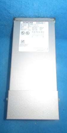 1 KVA 240 Primary, 120 Secondary, Dongan 85-1-406A, single phase general transformer, 1 year warranty