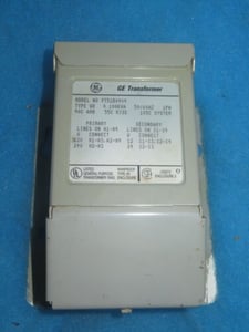 .100 KVA 120/240 Primary, 12/24 Secondary, General Electric Transformer 9T51B0404 QB, 1 phase transformer, 1