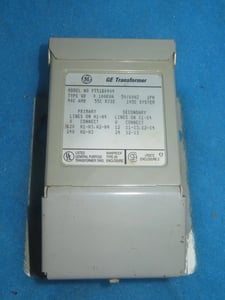 .100 KVA 120/240 Primary, 12/24 Secondary, General Electric Transformer 9T51B0404 QB, 1 phase transformer, 1