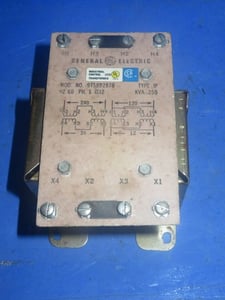 250 VA, General Electric 9T58B2878 type IP, industrial control transfo, 1 year warranty