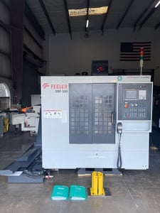 Feeler #VMP-580, CNC vertical machining center, 24 automatic tool changer, 22" X, 16" Y, 20" Z, 10000 RPM