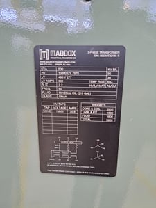 500 KVA 13800GY/7970 Primary, 480Y/277 Secondary, 3 phase, Padmount Transformer, Ready To Ship