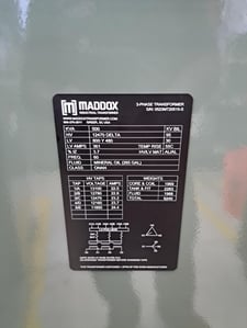 500 KVA 12470 Delta Primary, 800Y/480 Secondary, 3 phase, Padmount Transformer, Ready To Ship