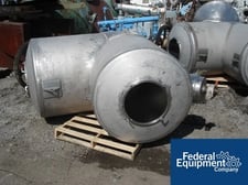 50 cu.ft. Patterson, twin shell blender, 304 Stainless Steel, 55#/cu.ft.max.mat.density, 10" disch, 220/440