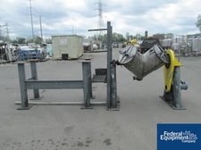 5 cu.ft. Patterson, Stainless Steel, 65#/cu.ft.max.material density, on stand, covers & disch.valve, shell