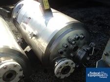 150 gallon Lee #600LU, 600 liter reactor, 316L Stainless Steel, dished top & bottom, 30" dia. x 68" straight