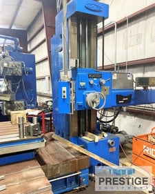 4" Nomura #B100BT2, 63" X, 49" Y, 31.49" Z, 59.05" W, 43" x 51" rotary table, 3-Axis digital read out, 15 HP