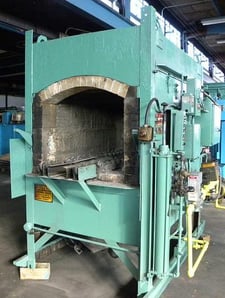 30" width x 20" H x 48" L Surface Combustion HFC-36-54, box temper furnace, gas fired, 1250&deg;F