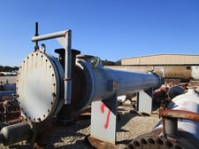 1658 sq.ft., Plant Maintenance Services, horizontal exchanger, 26" diameter x 16' 0" F/F., Carbon Steel