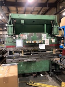 90 Ton, Cincinnati #60CBx6, hydraulic, 8' overall, 78" between housing, Autobend 7, 1995