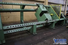 250 Ton, Nugier #250, hydraulic wheel press, self contained hydraulic & controls, inclined, 15 HP, #75206
