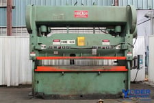 150 Ton, Dreis & Krump #150SS, brake/straight side press, 1" stroke, 5" Shut Height, 30 SPM, #58854