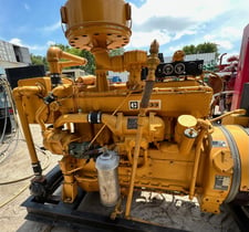 150 HP @ 1800 RPM, Caterpillar #G333, Natural gas industrial engine, 2603 hours