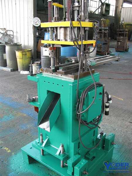 1 Ton, Air press, 2-post, 7-1/2" steel pistons diameter, adjustable base, air tank, #21067