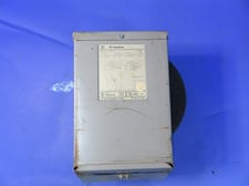 3 KVA 240/480 Primary, 120/240 Secondary, General Electric 9T51B0013 type QB, 1 phase transformer, 1 yr