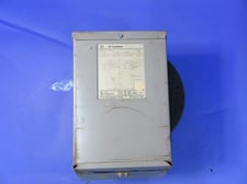3 KVA 240/480 Primary, 120/240 Secondary, General Electric 9T51B0013 type QB, 1 phase transformer, 1 yr