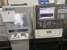 Okuma #Genos-L250II, 17.7" swing, 8" chuck, 2" bar, 18.5" centers, 12 turret, OSP P300L, tool presetter