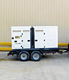 75/85 KW PSI / Stamford, Natural gas/LP generator, trailer mounted, 8764 hours, 2014