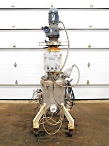 100 liter Ann Tsung Machinery, Stainless tank w/2 HP agitator, 20" dia x 21" straight side