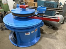 3" Pedrick #D-10, heavy duty tube bending machine, 4.5" spdl diameter, 10 HP, stop arm, #29186