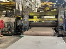 McKay, plate leveler, 11-roll, 13" roll diameter, 84" face of leveler rolls, 150 HP