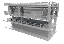 59" Larox Larox Outotec #FFP1516, plate and frame filter press