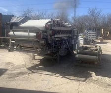 Frontier Technologies Dewatering Press, 1 meter wide bel, Stainless Steel frame, 15 rollers on top