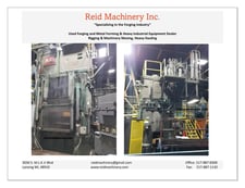 1000 Ton, Bliss #HS1000, Hydro-Dynamic Extruding Forging Press (2 available)