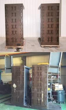 36" x 96" x 36" Giddings & Lewis, angle plate, pair, #12152J