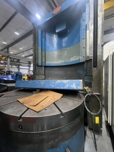 76" Bullard #Dynatrol, vertical turret lathe, 88" swing, 72" under ram, 62" cross rail vertical travel, 1965