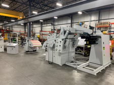 10000 lb. CWP / Perfecto #5R-42/42D11, coil reel & straightener, 36" W x .090" stock, 72" OD, 17.5"-22.5" ID