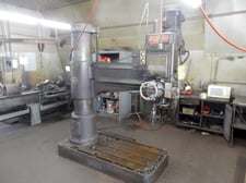 4' -14" Ikeda #RM-1975, Radial Arm Drill Press, T-slot base, box table, S/n: 79399