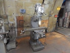 Bridgeport, Vertical Mill, 9" x42" table, 2 HP, Mitutoyo 2-Axis digital read out, S/n: 167449