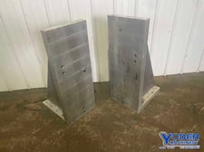 14" x 36" x 18" Aluminum angle plates, 1 set, #76911
