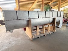 24" x 16' long, Stainless Steel screw auger conveyor