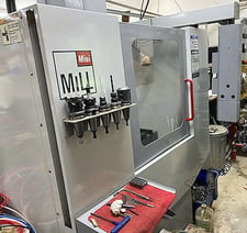 Haas #Mini-Mill, CNC vertical machining center, 10 automatic tool changer, 16" X, 12" Y, 10" Z, 6000 RPM, 36"