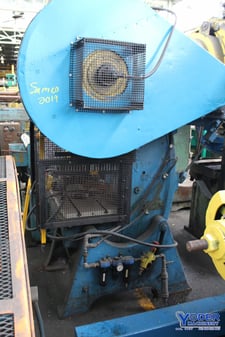 60 Ton, Bawden #4, OBI flywheel press, 7" stroke, 14-1/4" Shut Height, 3" adjustment, #71770