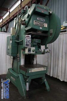 75 Ton, Minster #7 Dienamic, OBI flywheel press, 6" stroke, 19" Shut Height, air clutch & brake, #76283