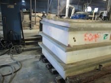 Anodizing System, 1400 gallon 9' x 5' x 4' tank, with Branson 1 ton chiller