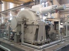 22000 KW Siemens #SST-600, steam gas turbine w/12 MW compressor & 10 MW generator