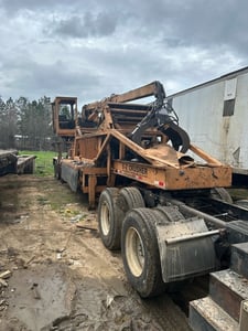 EZ Crusher, portable logger/baler, grapple included, 28" x 54" x variable bale size