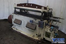 Tishken #CO-8-4, notching press, 25 ton, 2" stroke, 5" Shut Height, 20 HP, 73" x 28" bed, #75072