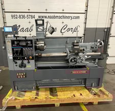 16-3/16" x 40" Kent USA #RML-1640T, lathe, 10-3/8" swing over cross slide, 3-jaw 9" chuck, Steady Rest, new