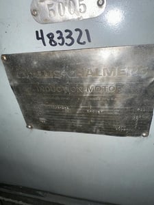 400 HP 1180 RPM Allis-Chalmers, Frame 586US, ODP, rebuilt, 2300 Volts