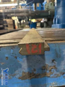 89-1/2" L, Pacific, female press brake die, 1-1/2" die width, 3" die height, 1/2" tang, #76980