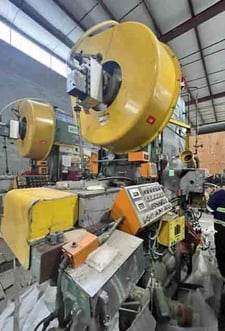 100 Ton, Minster #P2-100-48 Piece-Maker, straight side double crank press, 2.5" stroke, 21.7" Shut Height