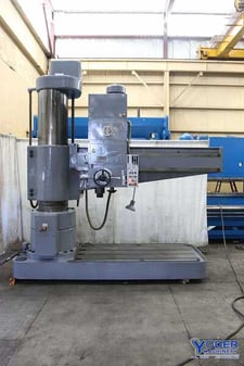 7' -20" Polamco #RD-7, radial drill, power elevation & clamp, 20 HP, #6MT, 1980, #68433