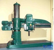 8' -19" Carlton, radial drill, power elevation & clamp, 40 HP, #6MT, #5629