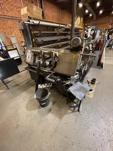 13" x 18" Wellsaw #1118, horizontal bandsaw, 70-375 SFPM, 1" x .035" x 150" blade