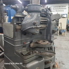 Fellows #645A5, gear shaper, 18" dia., 5" stroke length, large bore in table, 5" riser, excellent
